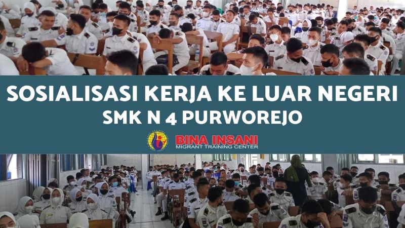Sosialisasi program kerja ke luar negeri G to G Korea dan tG/SSW Jepang di SMK N 4 Purworejo Sosialisasi program kerja ke luar negeri G to G Korea dan tG/SSW Jepang di SMK N 4 Purworejo