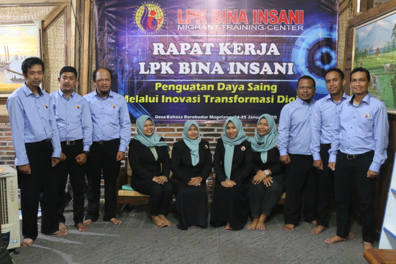 Desa Bahasa Borobudur RAKER LPK Bina Insani MTC di Desa Bahasa Borobudur