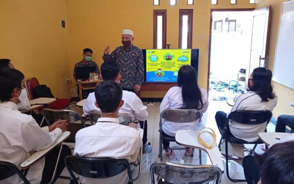Diklat bahasa korea untuk menghadapi tes eps-topik Sosialisasi Pencegahan penularan Covid-19 untuk pesera kursus bahasa korea